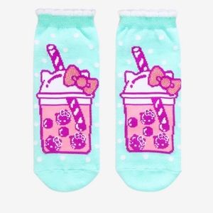 Hello Kitty Boba No Show Socks